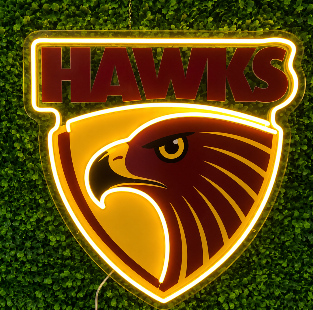 Hawthorn Hawks LED Neon Sign