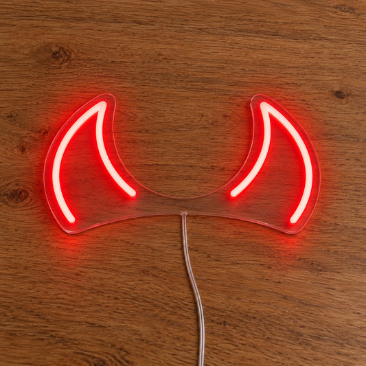Horns LED Neon Light Sign product photo 2