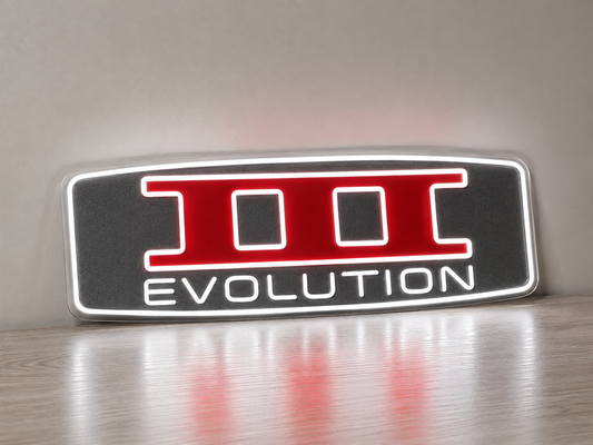 Lancer Evolution III Inspired LED Neon Sign