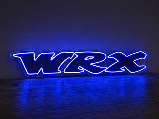 Subaru WRX Old Logo Inspired LED Neon Sign – Blue