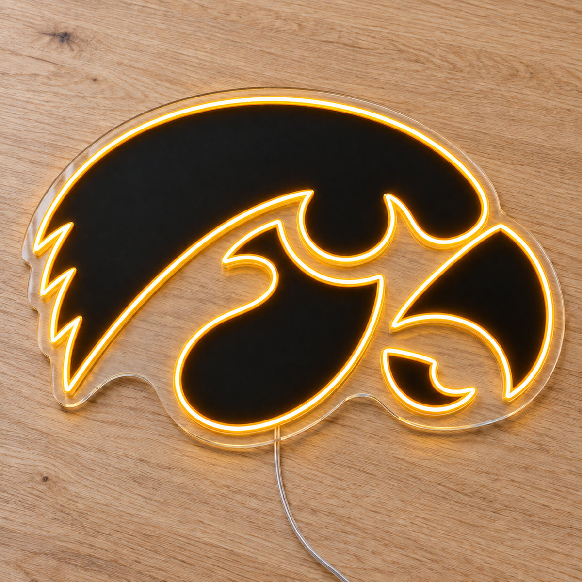 Iowa Hawkeyes LED Neon Sign product photo 2