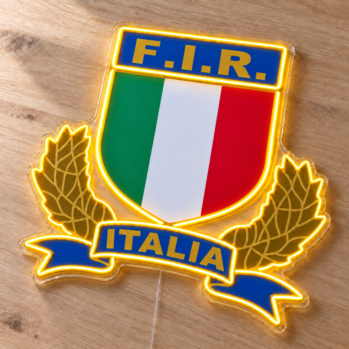 Italy Rugby LED Neon Sign product photo 2