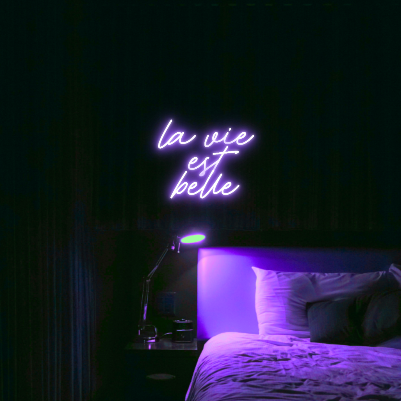 La Vie est Belle LED Neon Light Sign