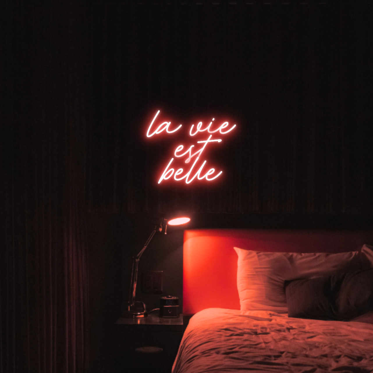 La Vie est Belle LED Neon Light Sign