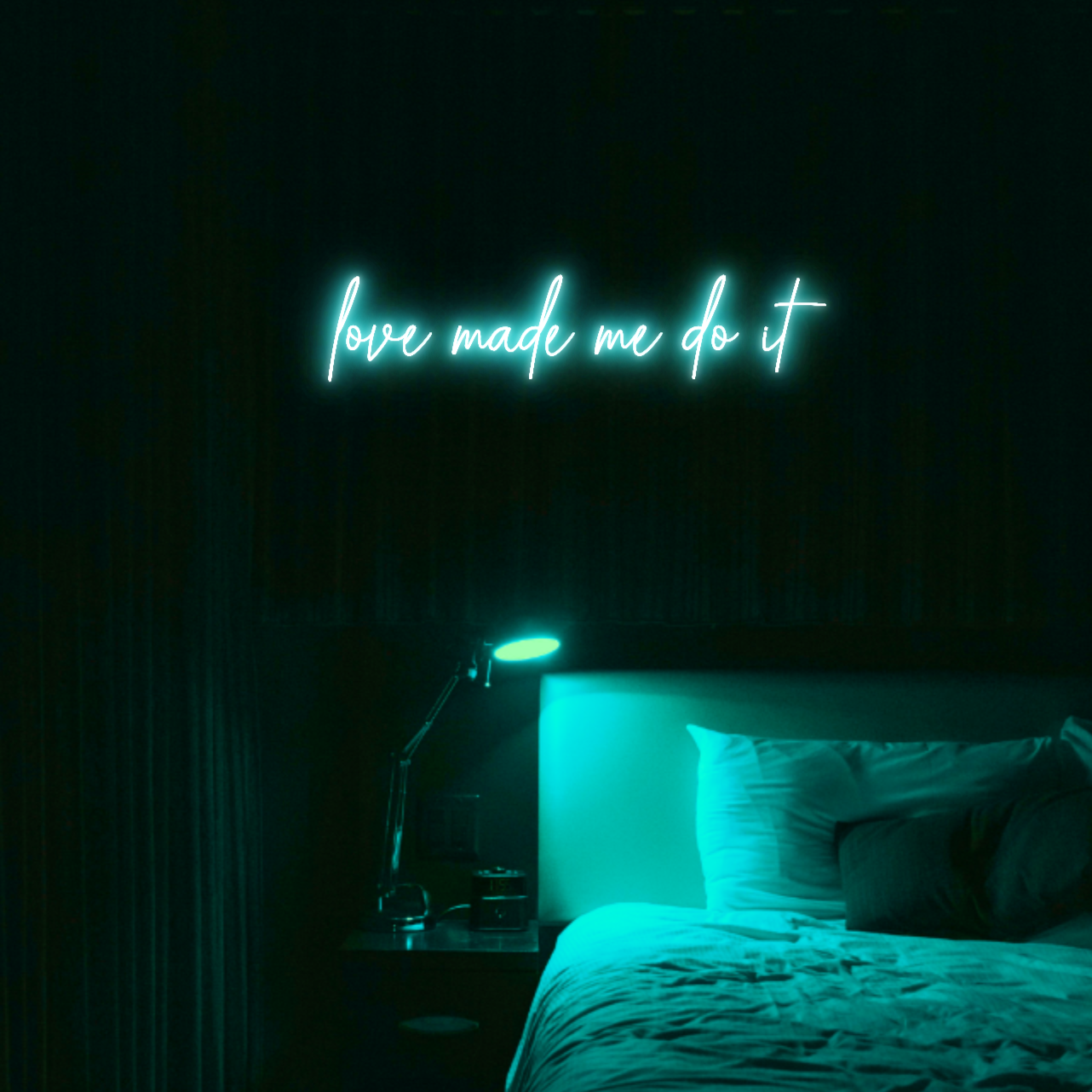 Love Made Me Do It LED Neon Light Sign