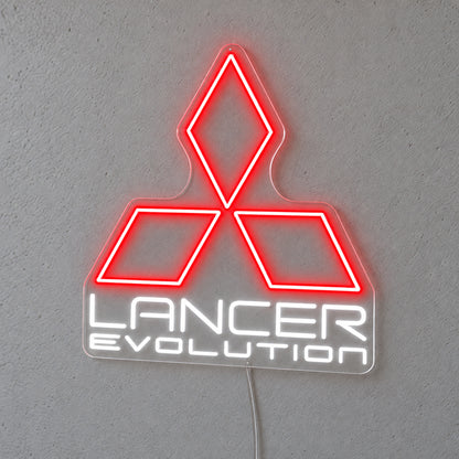 Lancer Evolution Logo LED Neon Sign product photo 1
