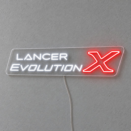 Lancer Evolution X LED Neon Sign product photo 1