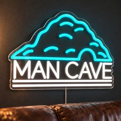 Man Cave Neon Sign - Garage & Home Bar Wall Sign product photo 1