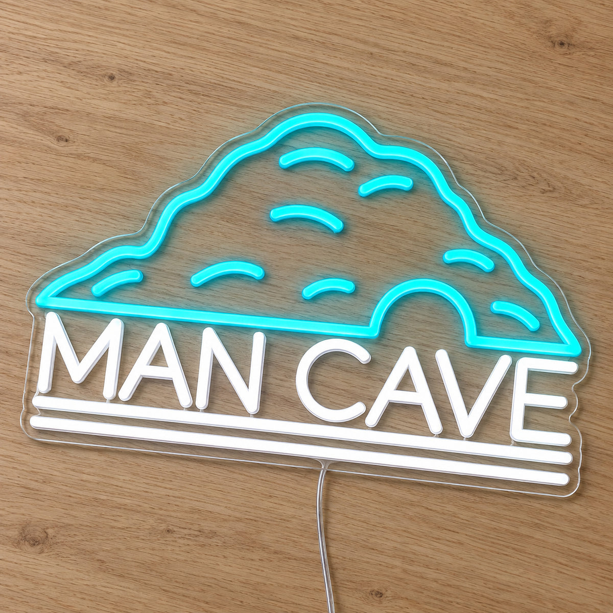 Man Cave Neon Sign - Garage & Home Bar Wall Sign product photo 2