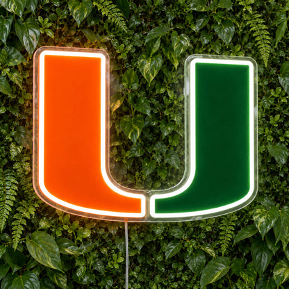 Miami Hurricanes LED Neon Sign product photo 1