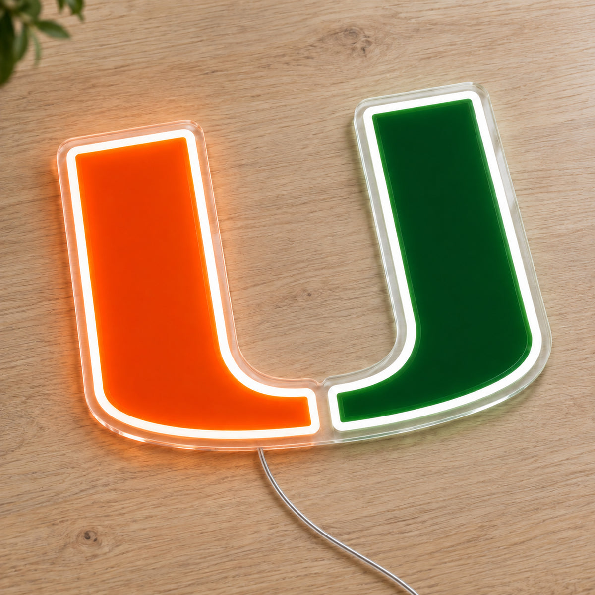 Miami Hurricanes LED Neon Sign product photo 2