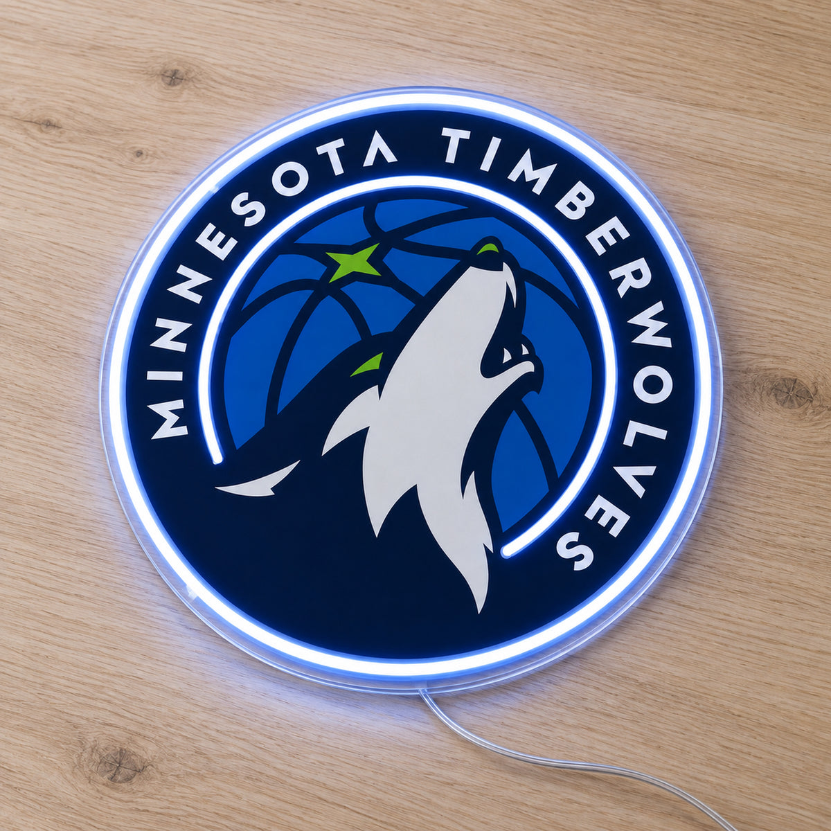 Minnesota Timberwolves LED Neon Sign product photo 2