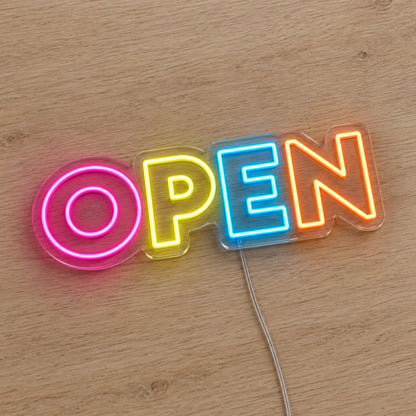 Multicolour Open LED Neon Sign product photo 2