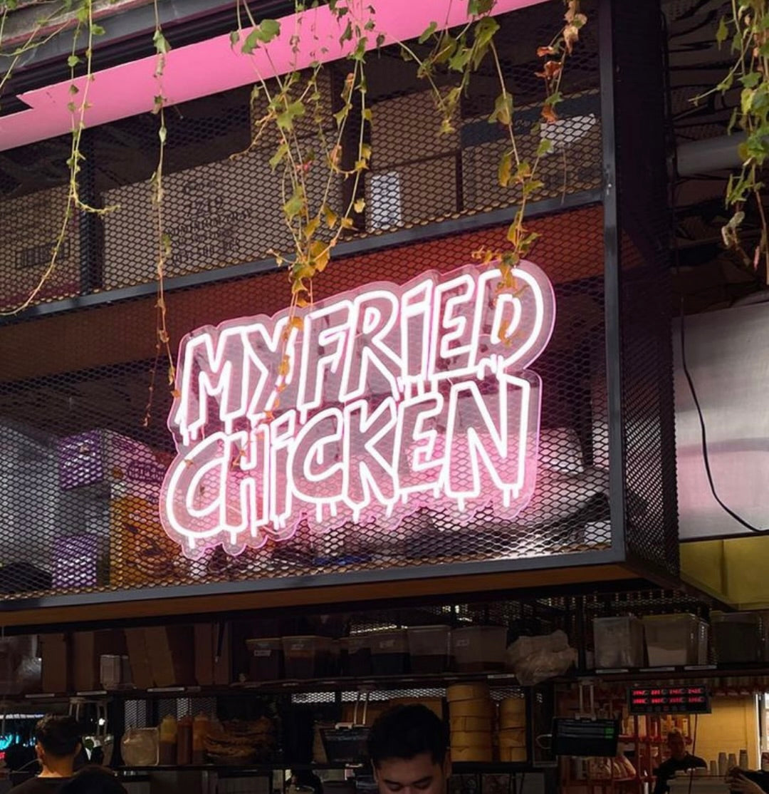 My Fried Chicken Custom Pink LED Neon Sign