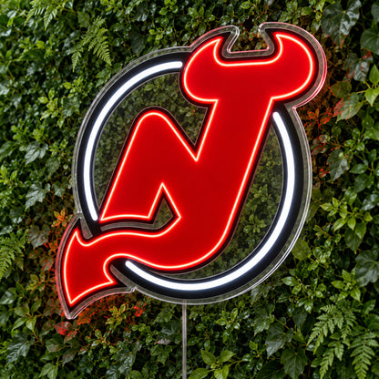 New Jersey Devils LED Neon Sign product photo 1