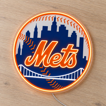 New York Mets LED Neon Sign product photo 2