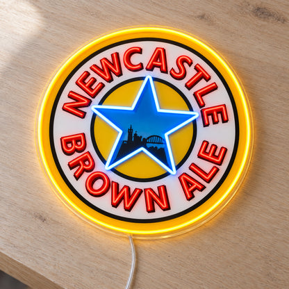 Newcastle Brown Ale LED Neon Sign product photo 2