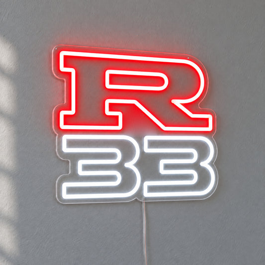 Nissan R33 LED Neon Sign product photo 1