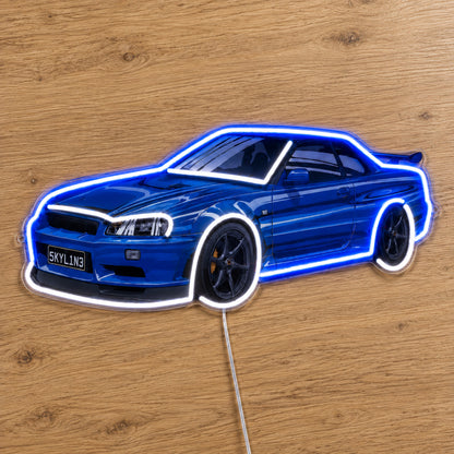 Nissan Skyline R34 LED Neon Sign product photo 2