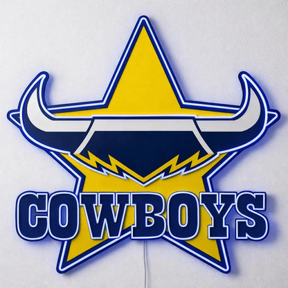 North Queensland Cowboys LED Neon Sign product photo 1