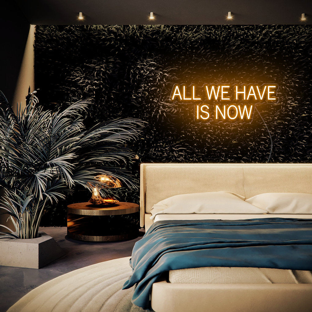 All We Have Is Now LED Neon Sign