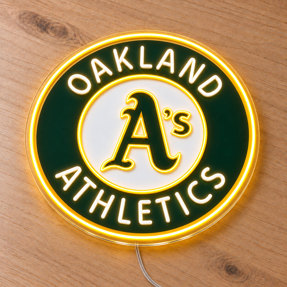 Oakland Athletics LED Neon Sign product photo 2