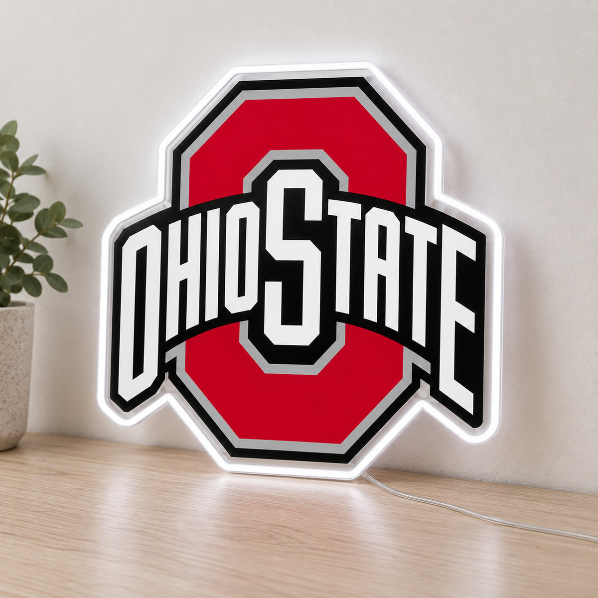 Ohio State LED Neon Sign product photo 2