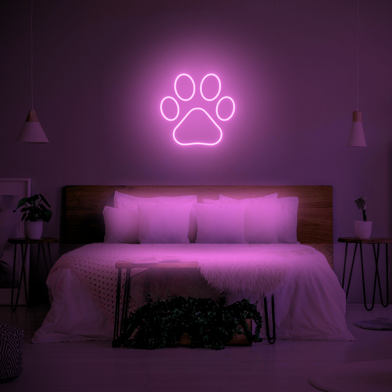 Paw LED Neon Light Sign