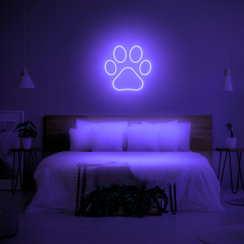 Paw LED Neon Light Sign