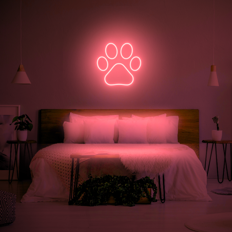 Paw LED Neon Light Sign