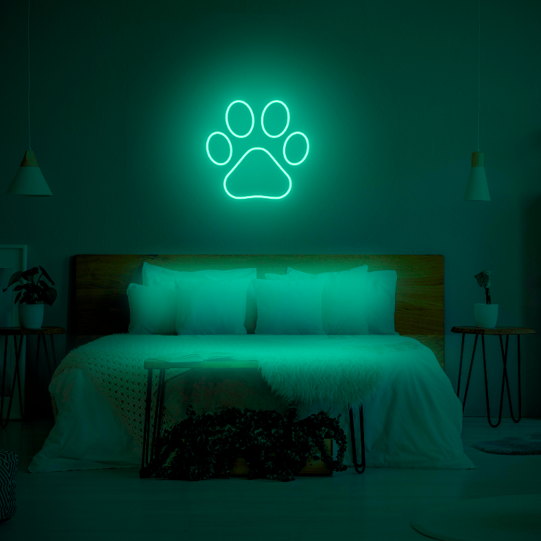 Paw LED Neon Light Sign