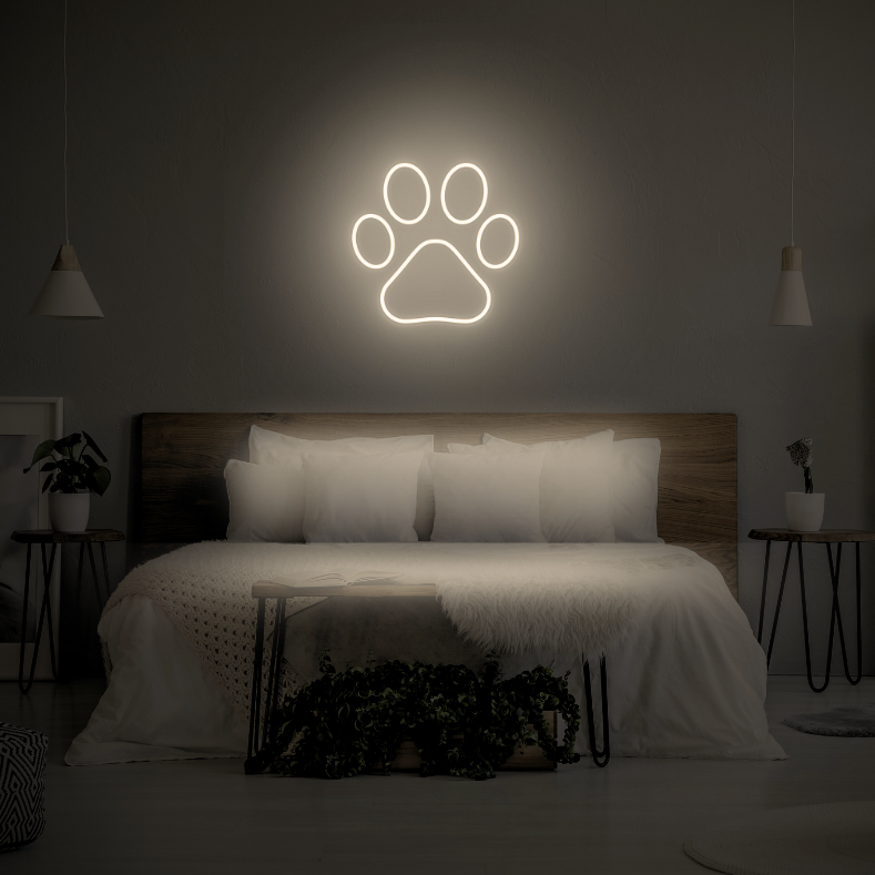 Paw LED Neon Light Sign