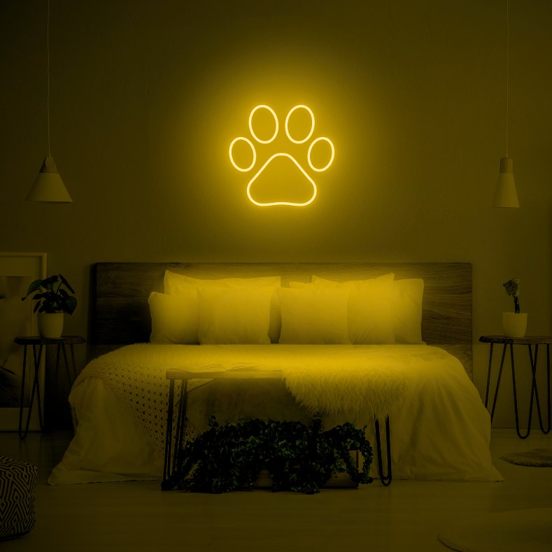 Paw LED Neon Light Sign