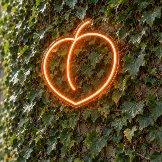 Peach LED Neon Light Sign product photo 1