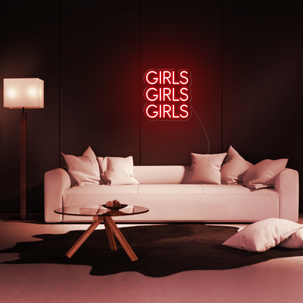 Girls LED Neon Sign