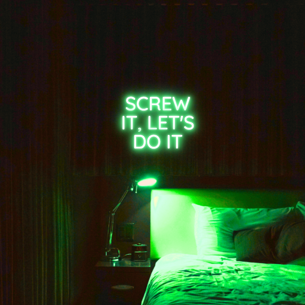 Screw It, Let's Do It LED Neon Light Sign