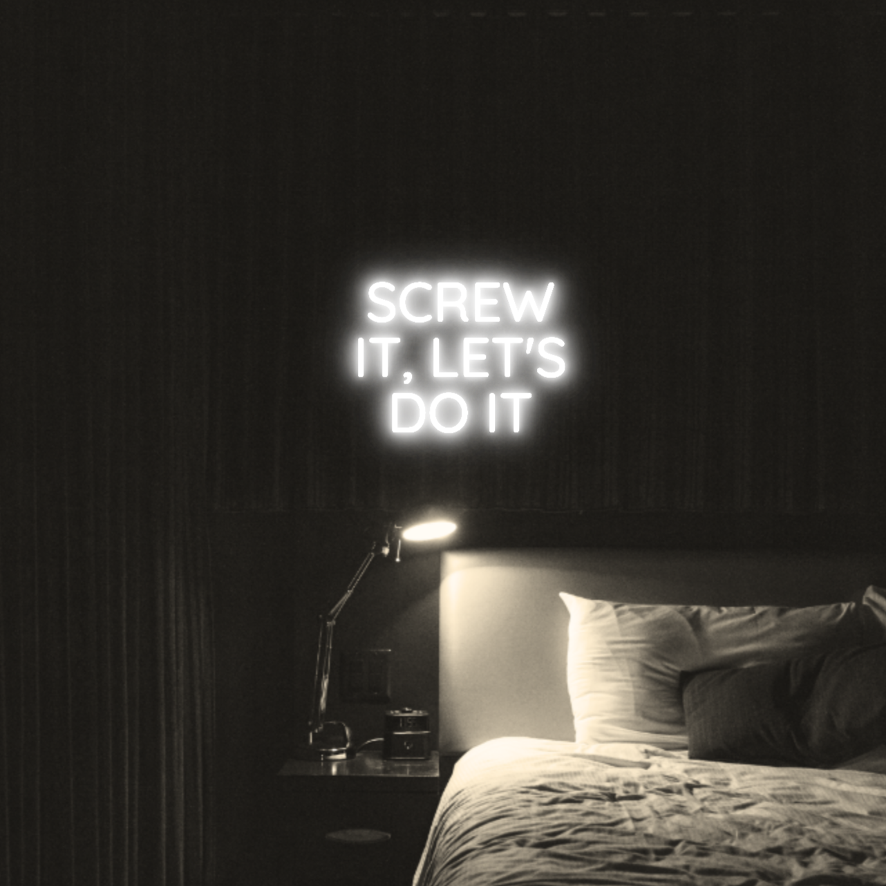 Screw It, Let's Do It LED Neon Light Sign