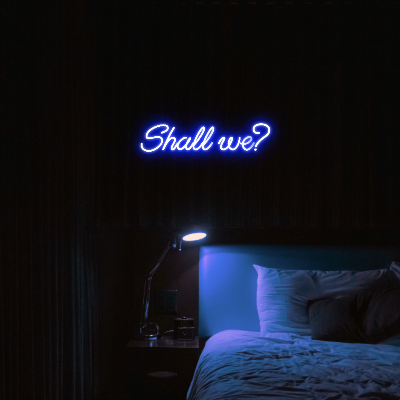 Shall we? LED Neon Light Sign