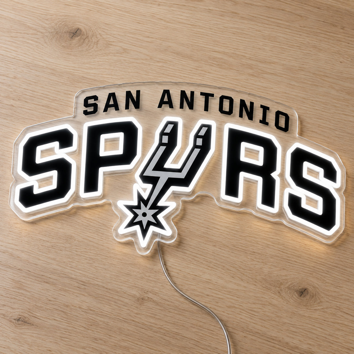 San Antonio Spurs LED Neon Sign product photo 2
