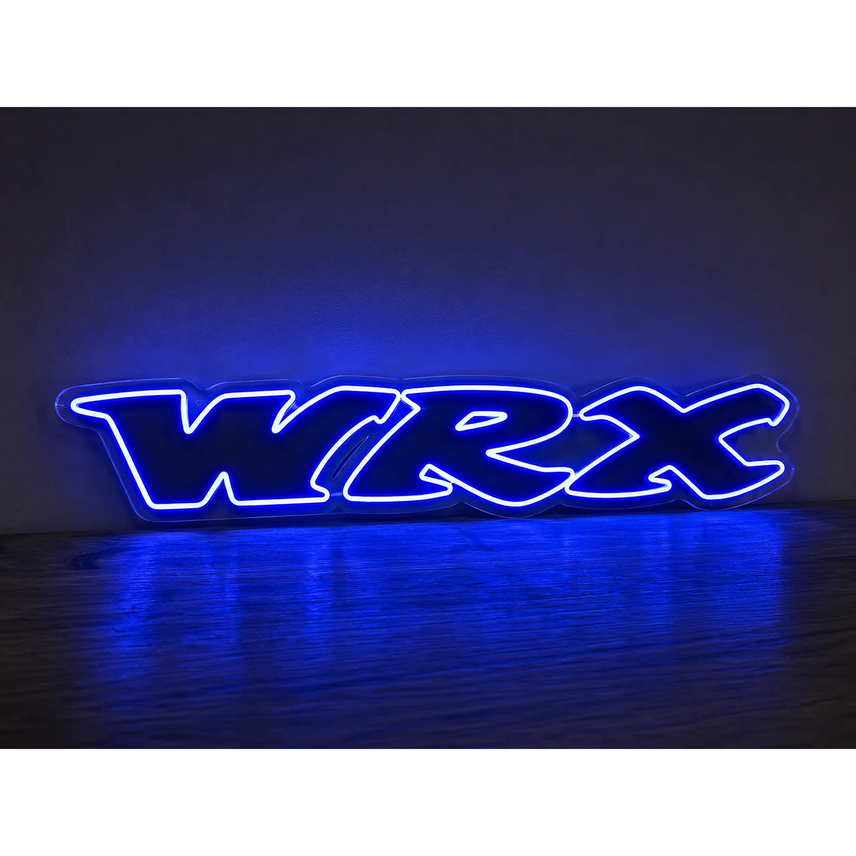 Subaru WRX Old Logo LED Neon Sign – Blue product photo 1