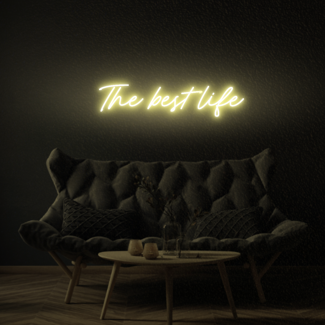 The Best Life LED Neon Light Sign