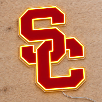 USC Trojans LED Neon Sign product photo 2