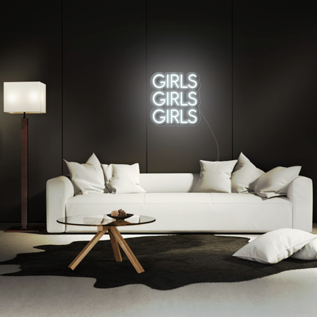 Girls LED Neon Sign