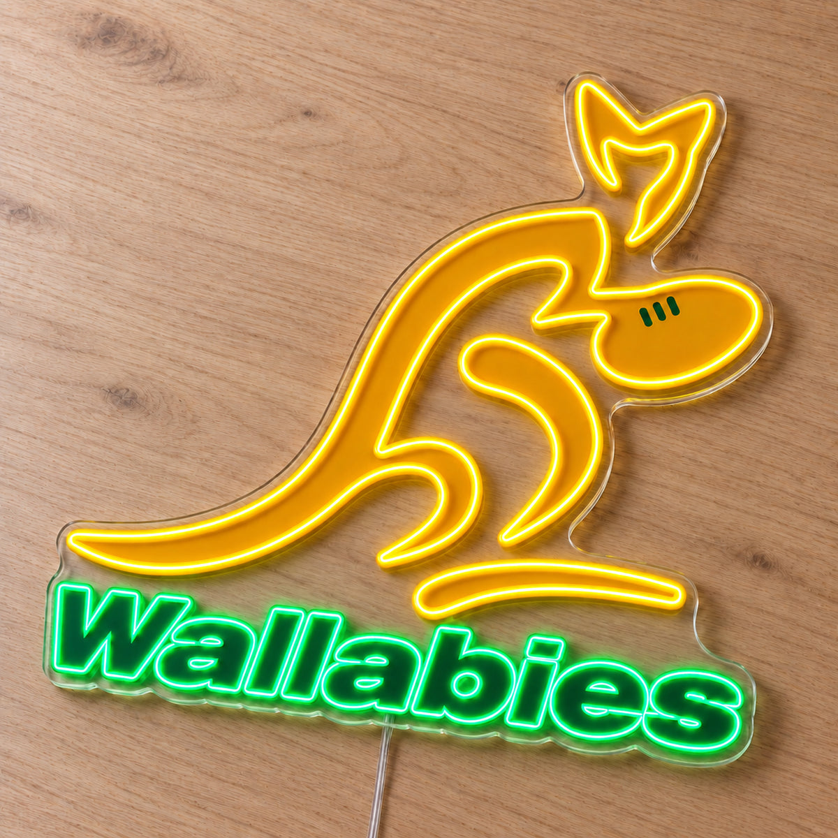 Wallabies Australia Rugby LED Neon Sign product photo 2