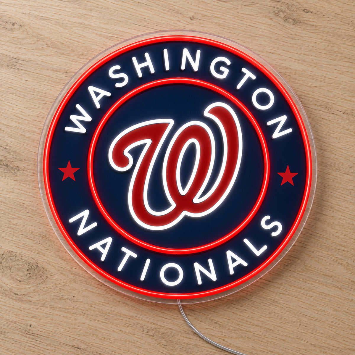 Washington Nationals LED Neon Sign product photo 2