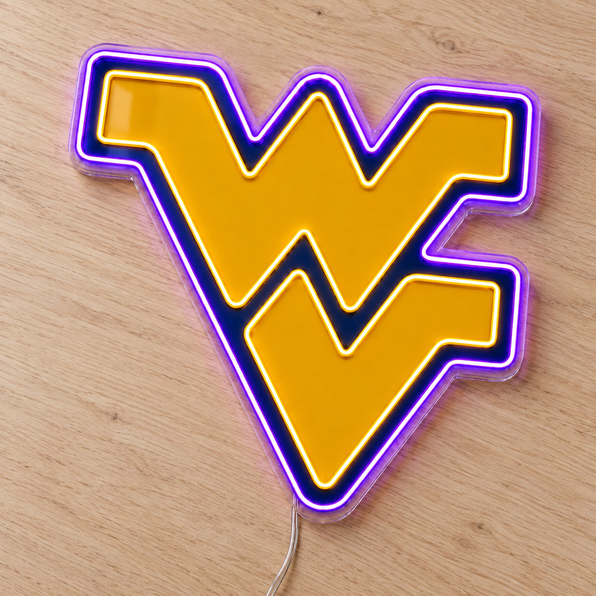 West Virginia Mountaineers LED Neon Sign product photo 2