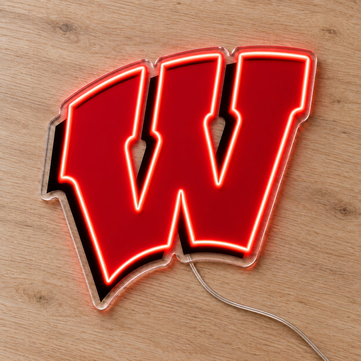 Wisconsin Badgers LED Neon Sign product photo 2