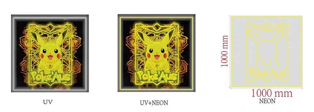 Custom Design - 100cm - Neon Lanes