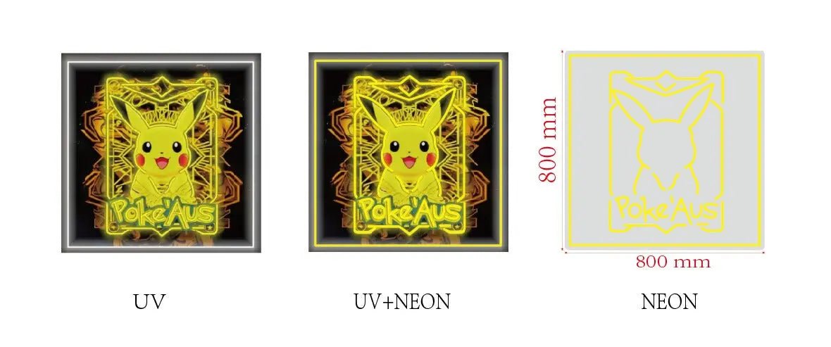 Custom Design - 80cm - Neon Lanes