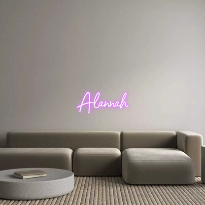 Custom Design: Alannah - Neon Lanes